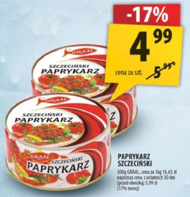 Paprykarz szczeciński Graal promocja w Arhelan