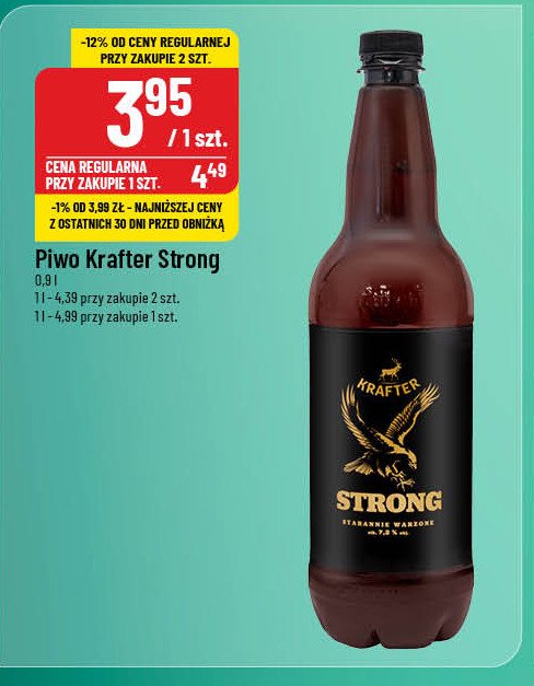 Piwo Krafter strong promocja