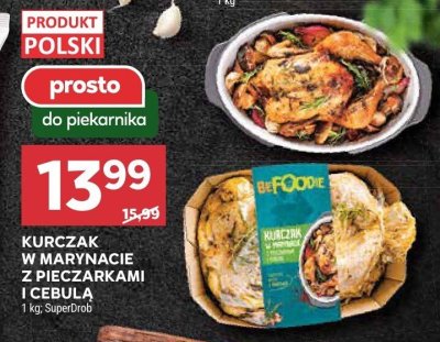 Kurczak w marynacie z pieczarkami i cebulą SuperDrob promocja w Stokrotka