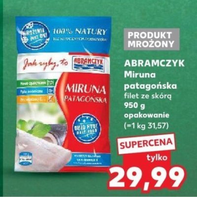 Miruna patagońska bez skóry ABRAMCZYK 950 g opakowanie promocja w Kaufland