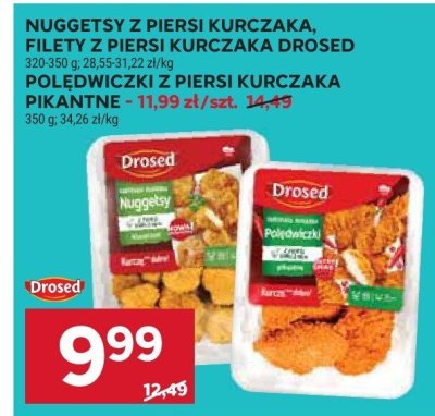 Nuggetsy z piersi kurczaka Drosed promocja w Stokrotka