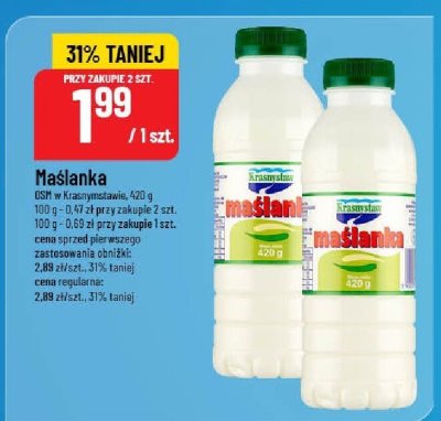 Maślanka Krasnystaw promocja w POLOmarket