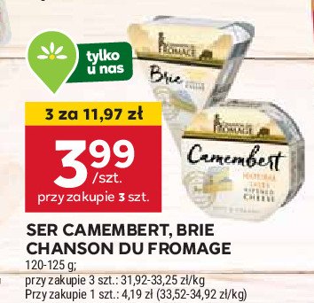 Ser brie naturalny promocja