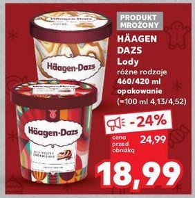 Lody salted caramel Haagen-dazs promocja w Kaufland