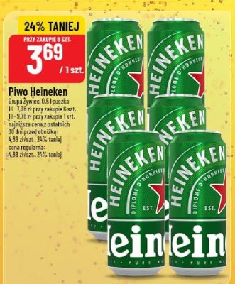 Piwo Heineken Heineken promocja w POLOmarket