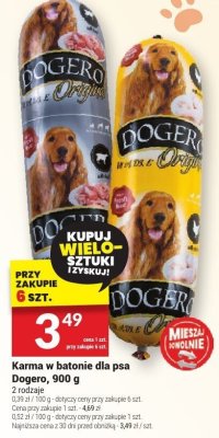 Karma w batonie dla psa Dogero, 900 g promocja w Twój Market
