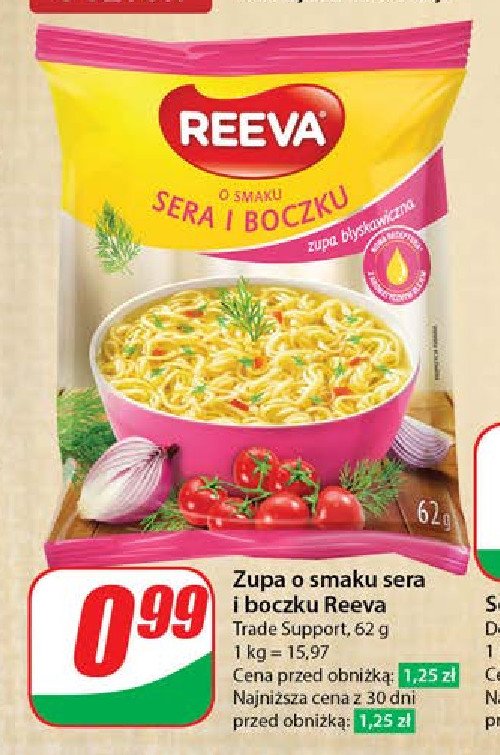 Zupa o smaku sera i boczku Reeva promocja