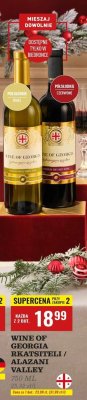 Wino Alazani Valley promocja w Biedronka