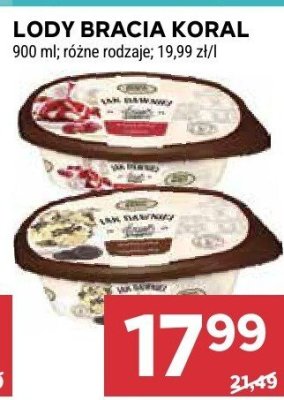 Lody bracia koral promocja w Stokrotka