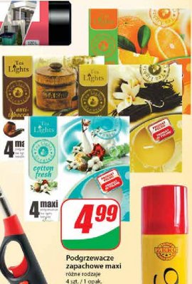 Podgrzewacze anti tabacca Tea lights promocja