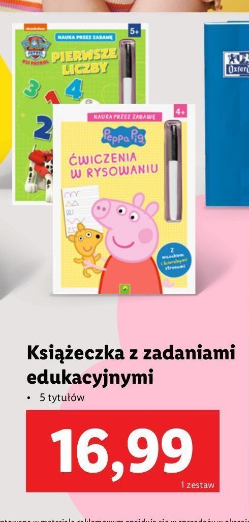 Ksiażeczka z zadaniami promocja