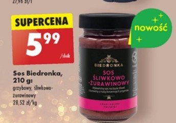 Sos grzybowy Biedronka promocja