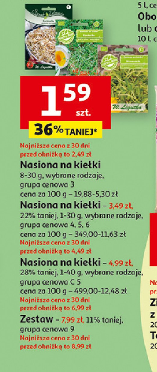 Zestaw nasion gr 9 promocja