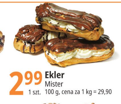 Ekler z kremem Mister promocja