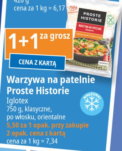 Warzywa na patelnię po włosku Iglotex proste historie promocja w Leclerc