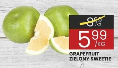 Grapefruit zielony sweetie promocja w Wafelek