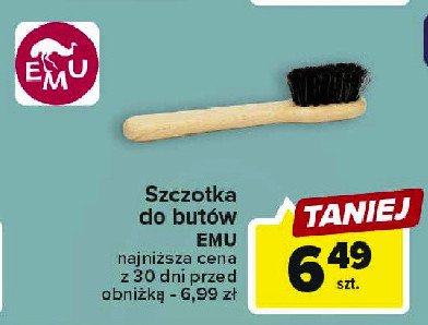 Szczoteczka z r膮czk膮 do czyszczenia but贸w EMU promocja