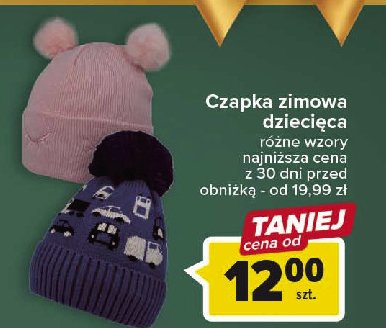 Czapka zimowa dzieci臋ca promocja