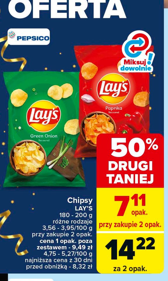 Chipsy zielona cebulka Lay's promocja