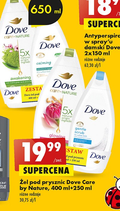 Zestaw żeli pod prysznic awakening 400 ml + calming 250 ml