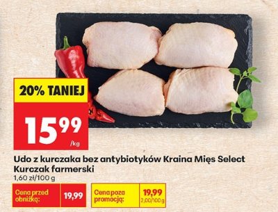 Udo z kurczaka bez antybiotyków Kurczak farmerski promocja w Biedronka