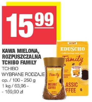 Kawa mielona Tchibo Family promocja w SPAR