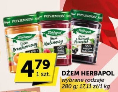 Dżem Herbapol wybrane rodzaje 280 g promocja w Euro Sklep