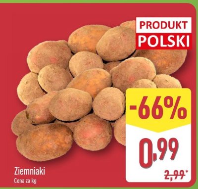 Ziemniaki do pieczenia Gardinia promocja w Aldi
