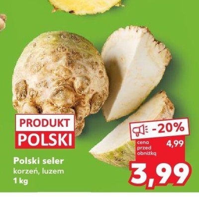 Polski seler korzeń, luzem Kaufland promocja w Kaufland