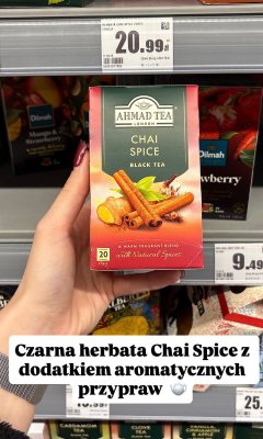 Herbata czarna Chai Spice 20 torebek promocja w Intermarche