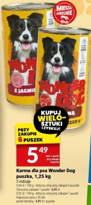 Karma dla psa Wonder Dog puszka promocja w Twój Market