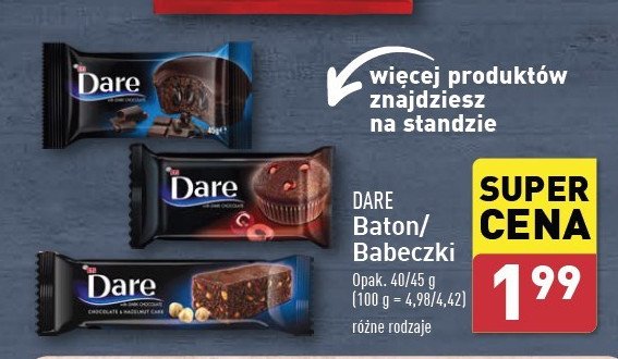 Browni babeczka czekoladowa z nadzieniem wiśniowym Eti promocja