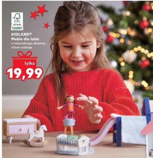 Meble dla lalek Kidland promocja w Kaufland