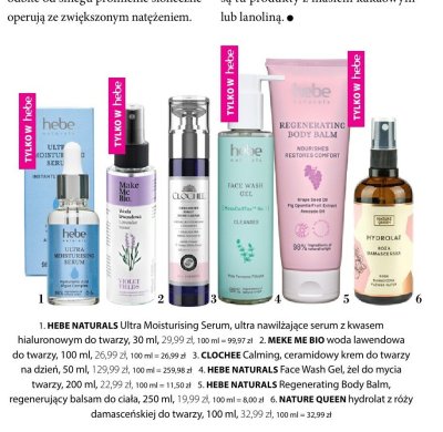 Balsam HEBE NATURALS Regenerating Body Balm, regenerujący do ciała promocja w Hebe