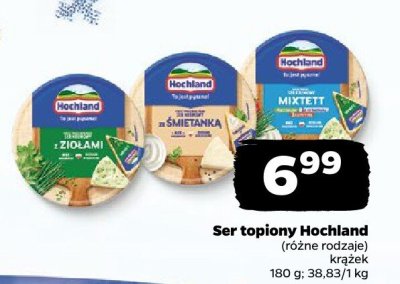 Ser topiony krążek, różne rodzaje promocja w Netto