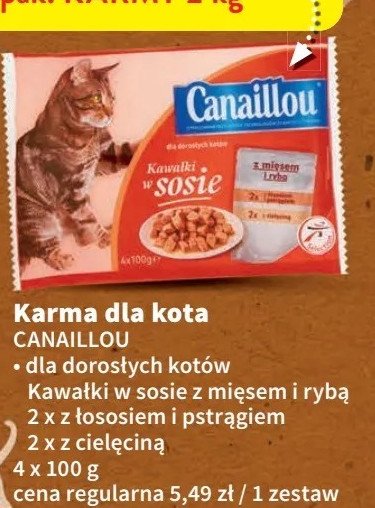 Karma dla kota Canaillou promocja
