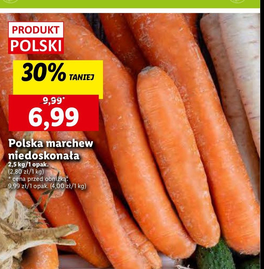 Marchew niedoskonała polska promocja