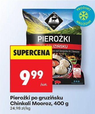 Pierożki po gruzińsku Chinkali 400 g promocja w Biedronka