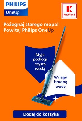 Mop elektryczny Philips OneUp promocja w Kaufland