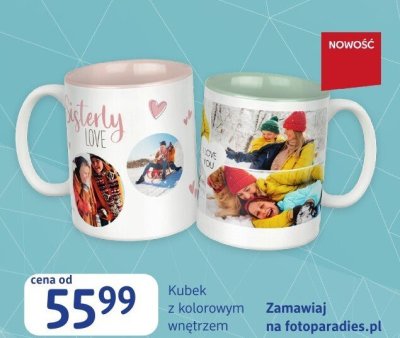 Kubek z kolorowym wnętrzem promocja w Drogerie DM