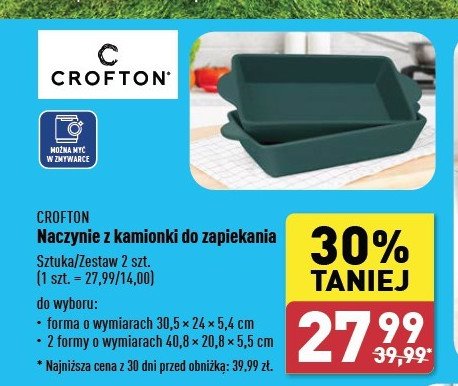 Formy z kamionki do zapiekania 40.8 x 20.8 cm Crofton promocja