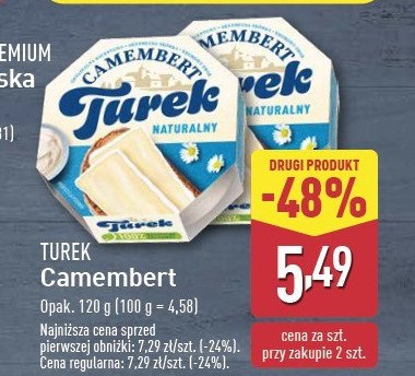 Ser camembert naturalny Turek naturek promocja