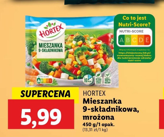 Mieszanka 9-składnikowa Hortex promocja w Lidl