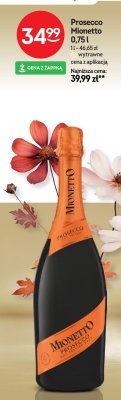 Prosecco Mionetto 0,75 l promocja w Żabka
