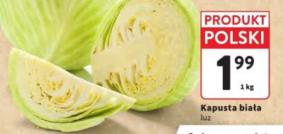 Kapusta biała luz promocja w Intermarche