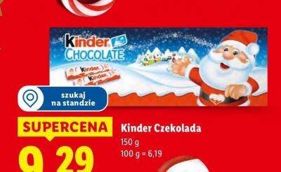 Czekolada Kinder Czekolada promocja w Lidl