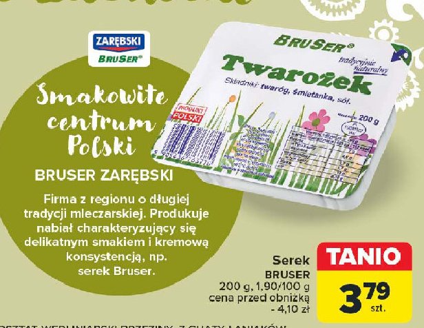 Twarożek Bruser promocja