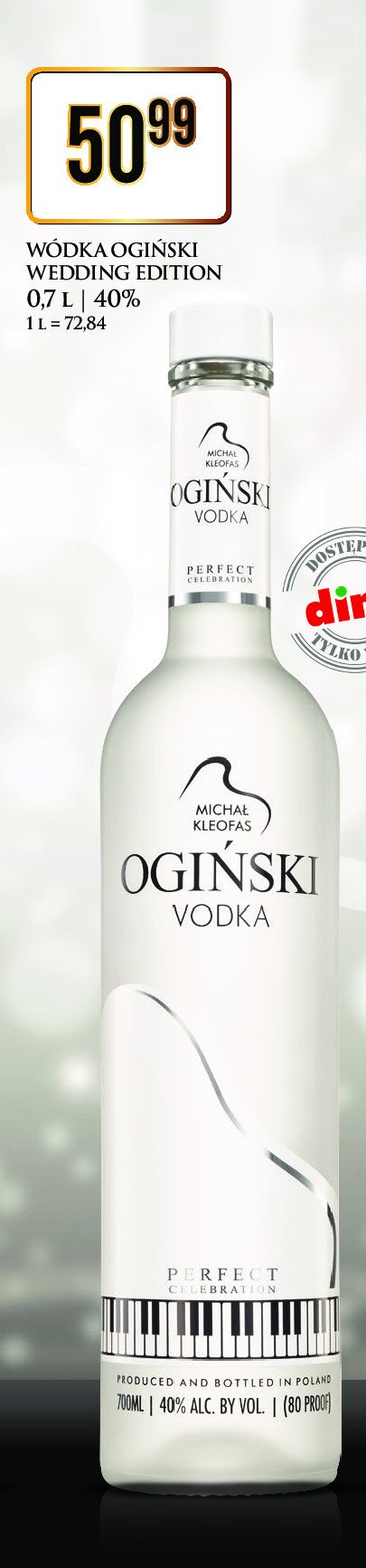 Wódka Ogiński wedding promocja