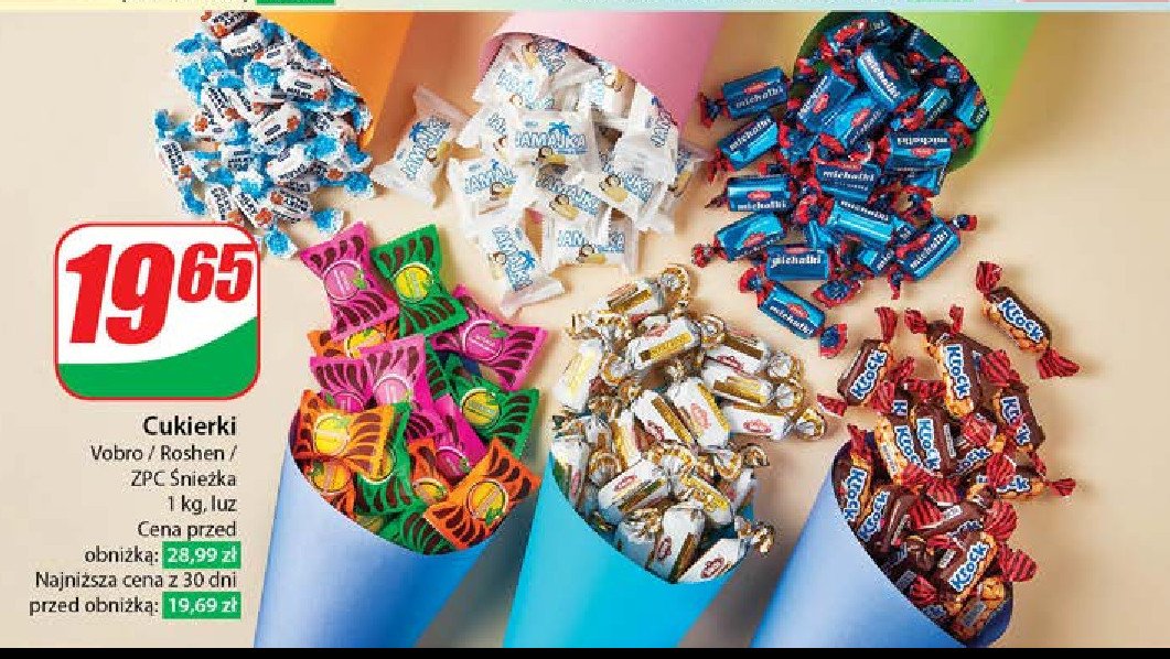 Cukierki mix Roshen promocja