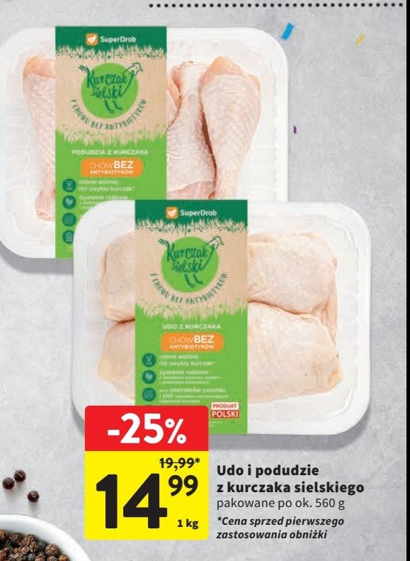 Podudzie z kurczaka sielskiego Superdrob promocja